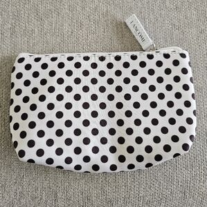 NWOT Lancome Polka Dot Cosmetic Pouch